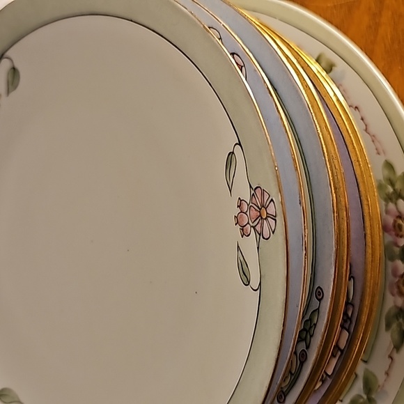 Bavaria China Plates Hand painted Floral porcelain - Picture 5 of 8